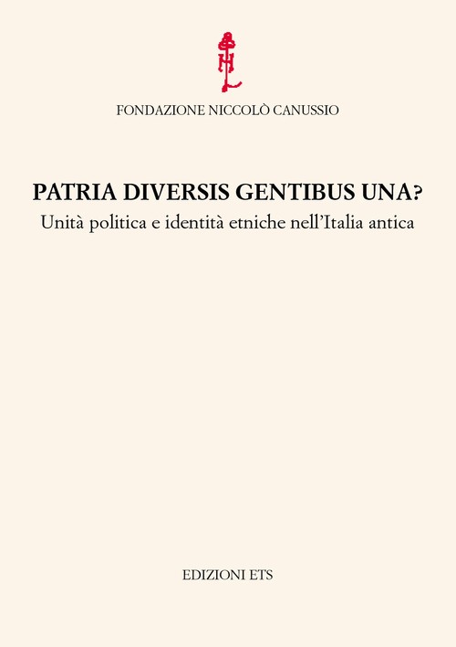 Copertina &middot; Patria diversis gentibus una?