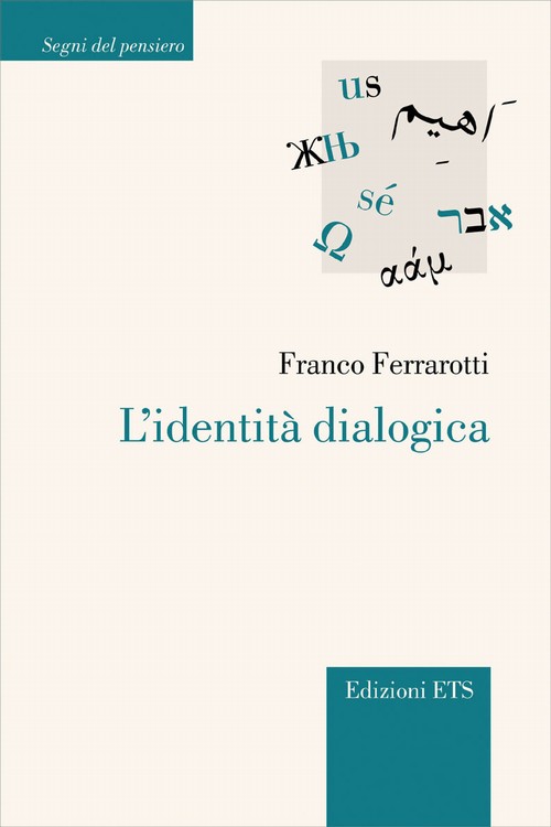 Copertina &middot; L'identità dialogica