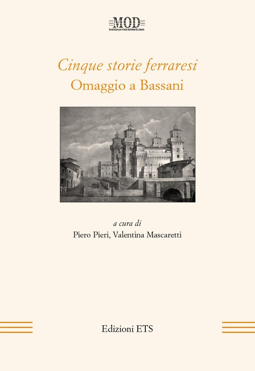Copertina &middot; <em>Cinque storie ferraresi </em>