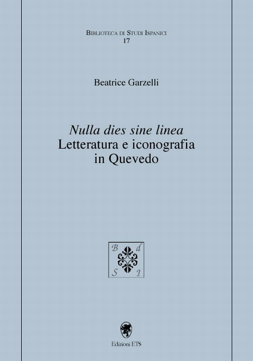 Copertina &middot; Nulla dies sine linea