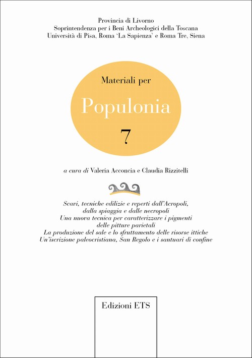 Copertina &middot; Materiali per Populonia 7