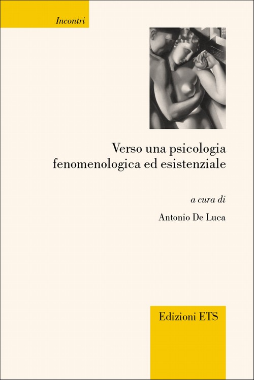 Copertina &middot; Verso una psicologia fenomenologica ed esistenziale