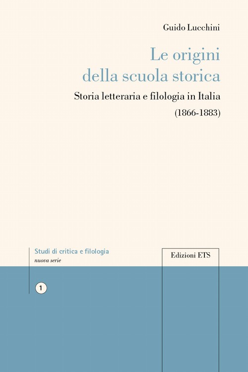 Copertina &middot; Le origini  della scuola storica
