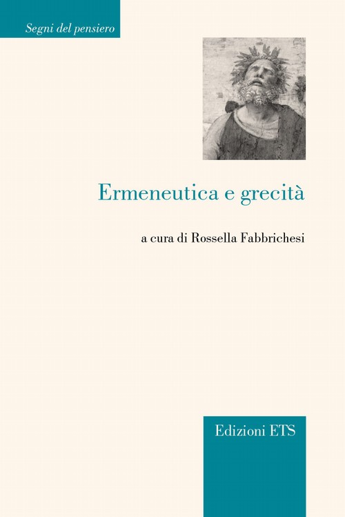 Copertina &middot; Ermeneutica e grecità