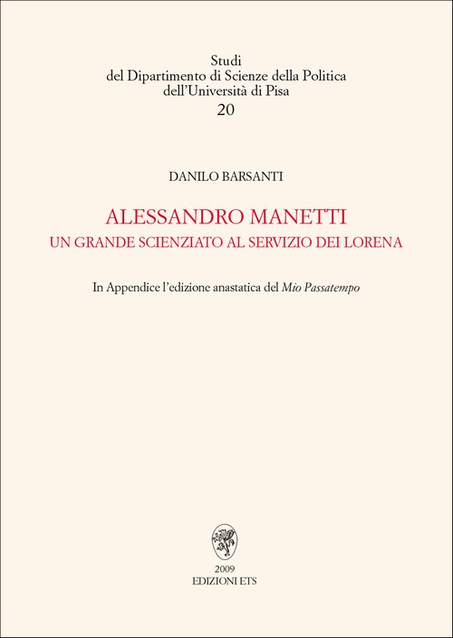 Copertina &middot; Alessandro Manetti