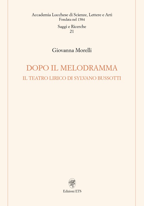Copertina &middot; Dopo il melodramma