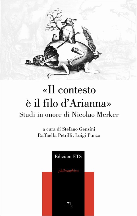 Copertina &middot; ''Il contesto è il filo d'Arianna''