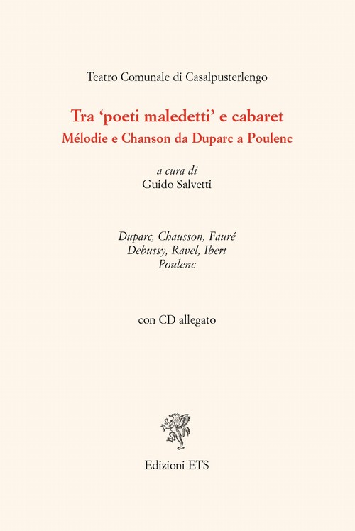Copertina &middot; Tra 'poeti maledetti' e cabaret