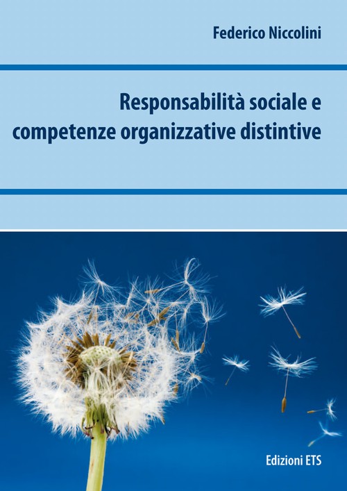 Copertina &middot; Responsabilità sociale e competenze organizzative distintive