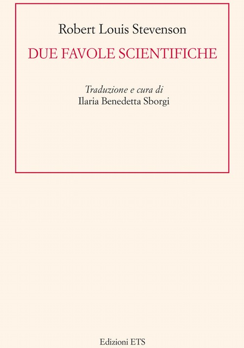 Copertina &middot; Due favole scientifiche