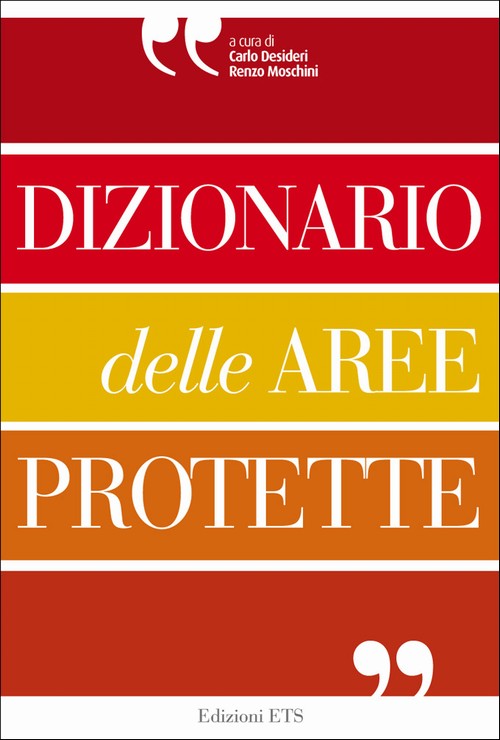 Copertina &middot; Dizionario delle Aree Protette