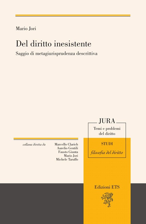 Copertina &middot; Del diritto inesistente