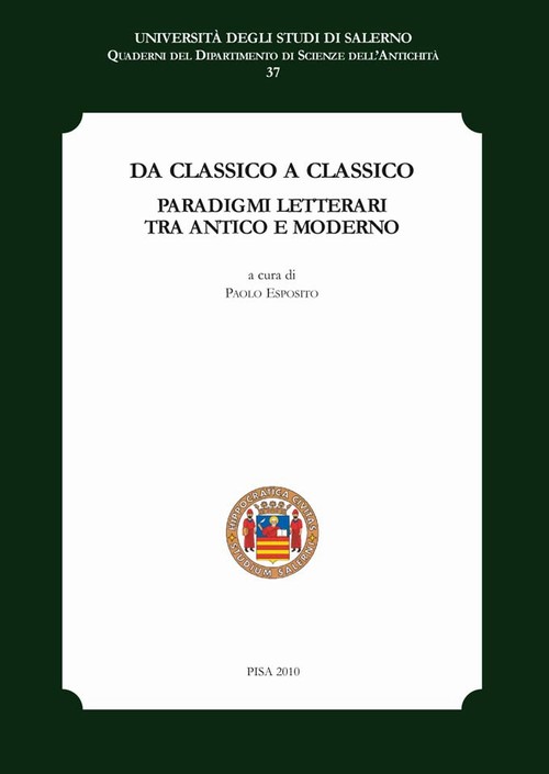 Copertina &middot; Da classico a classico
