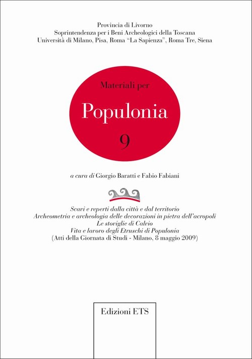 Copertina &middot; Materiali per Populonia 9