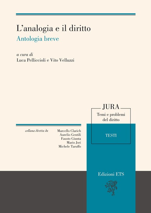 Copertina &middot; L'analogia e il diritto