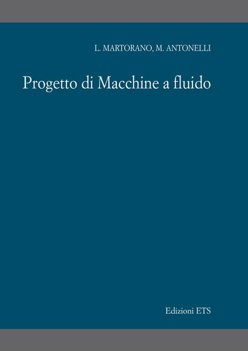 Copertina &middot; Progetto di Macchine a fluido