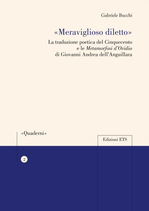 Copertina &middot; &laquo;Meraviglioso diletto&raquo;