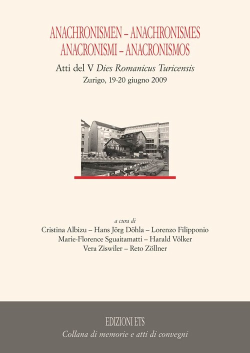 Copertina &middot; Anachronismen – Anachronismes - Anacronismi – Anacronismos