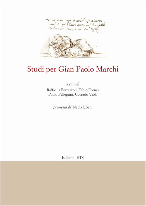 Copertina &middot; Studi per Gian Paolo Marchi