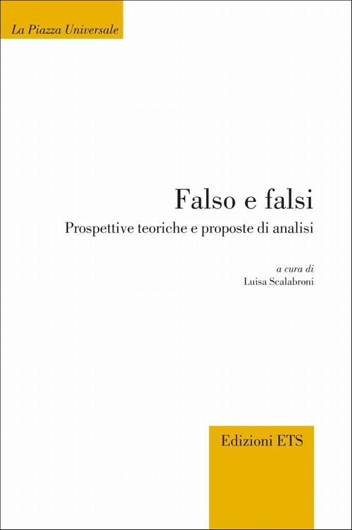 Copertina &middot; Falso e falsi