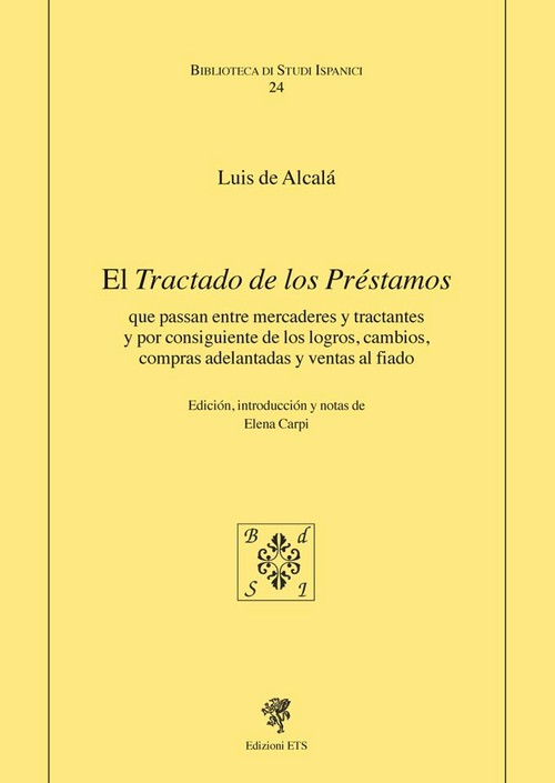 Copertina &middot; El <i>Tractado de los Préstamos</i>