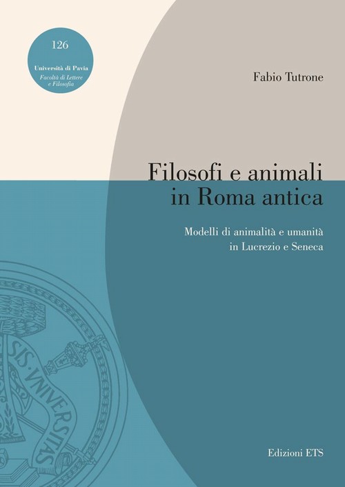 Copertina &middot; Filosofi e animali in Roma antica