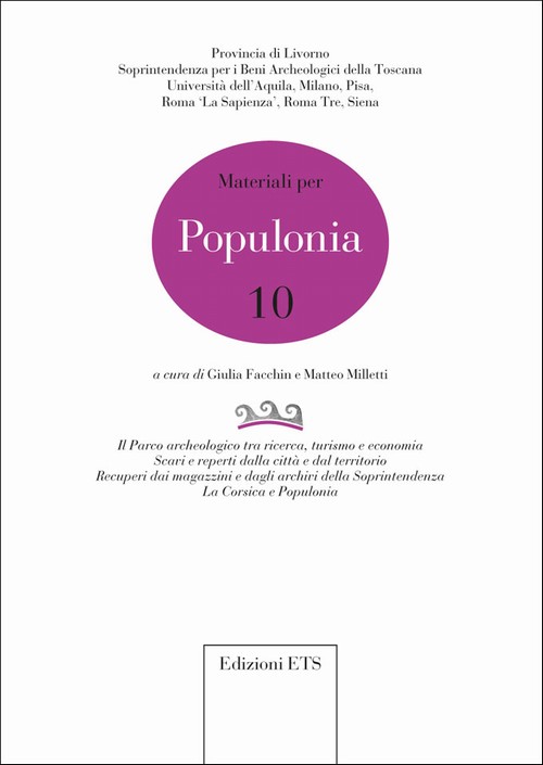 Copertina &middot; Materiali per Populonia 10