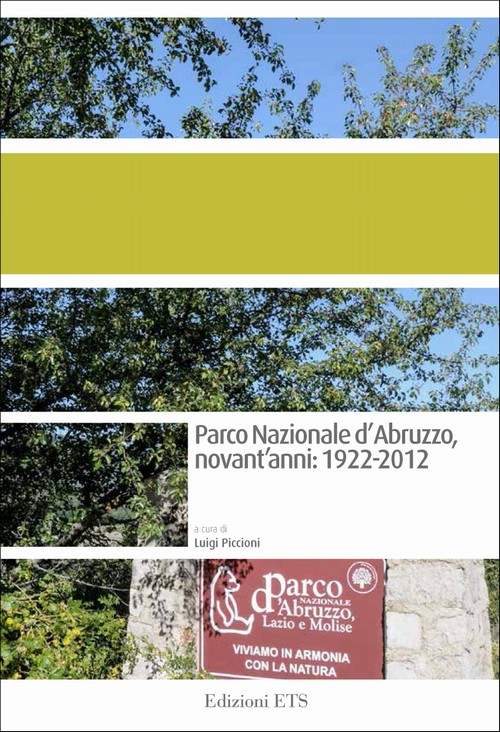 Copertina &middot; Parco Nazionale d'Abruzzo, novant'anni