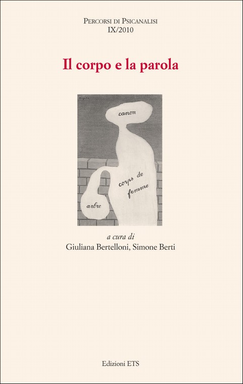 Copertina &middot; Il corpo e la parola
