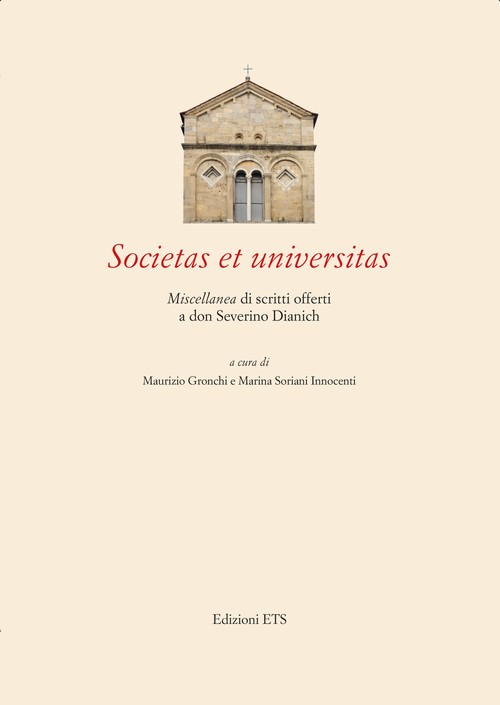 Copertina &middot; Societas et universitas