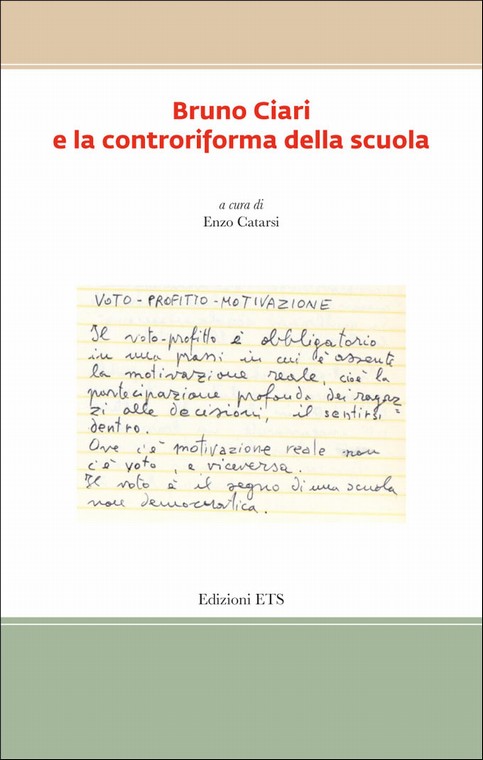 Copertina &middot; Bruno Ciari e la controriforma della scuola
