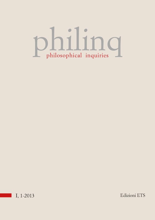 Copertina &middot; philosophical inquiries