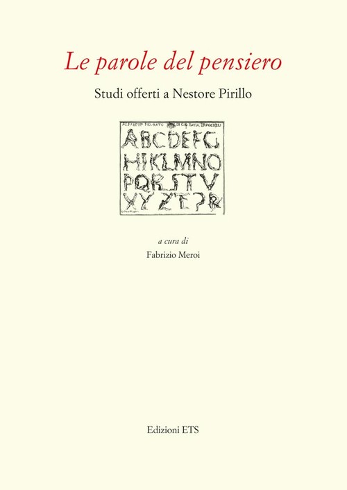 Copertina &middot; Le parole del pensiero