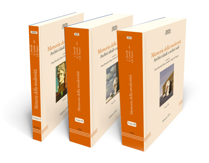 Copertina &middot; Memoria della modernit&agrave; &ndash; Tomi I, II, III
