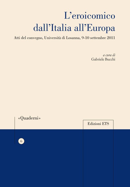 Copertina &middot; L'eroicomico dall'Italia all'Europa