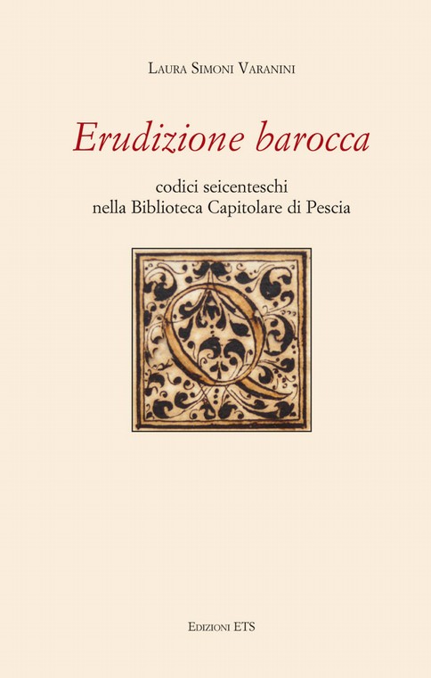 Copertina &middot; Erudizione barocca