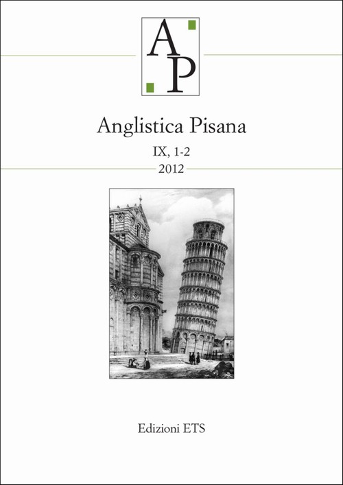 Copertina &middot; Anglistica Pisana