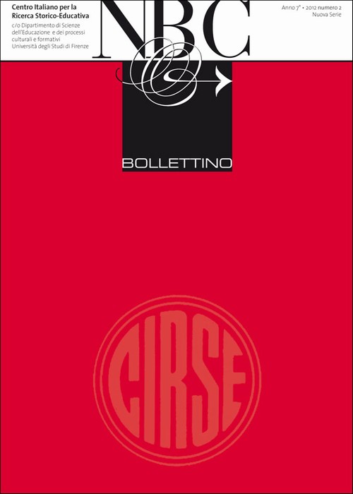 Copertina &middot; Nuovo Bollettino Cirse