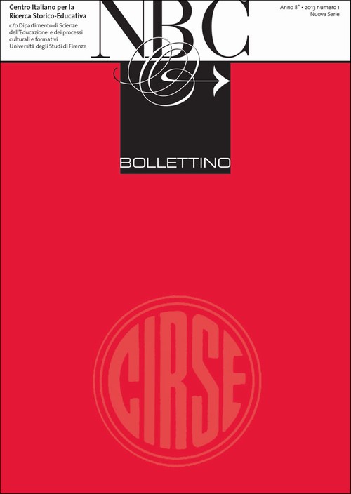 Copertina &middot; Nuovo Bollettino Cirse