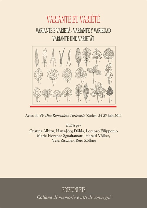 Copertina &middot; Variante et Variété