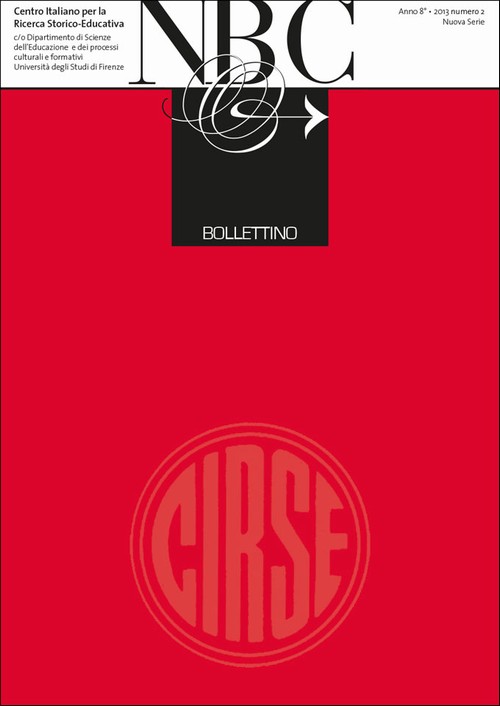 Copertina &middot; Nuovo Bollettino Cirse