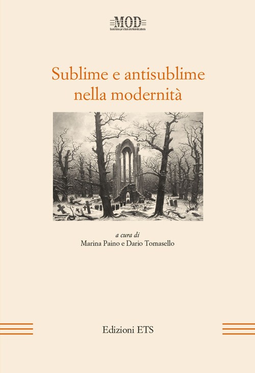 Copertina &middot; Sublime e antisublime nella modernit&agrave;