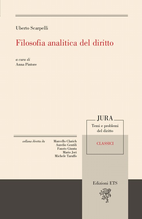Copertina &middot; Filosofia analitica del diritto