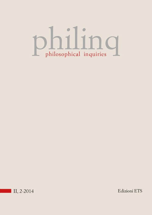 Copertina &middot; philosophical inquiries