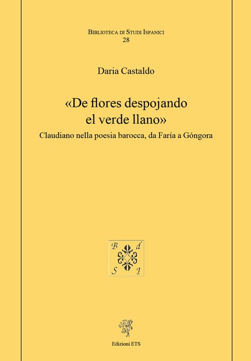 Copertina &middot; «De flores despojando el verde llano»
