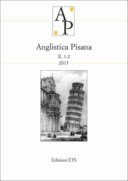 Copertina &middot; Anglistica Pisana