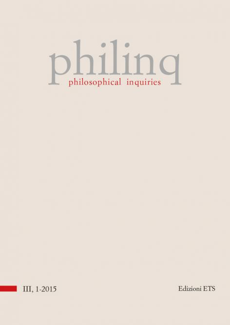 Copertina &middot; philosophical inquiries