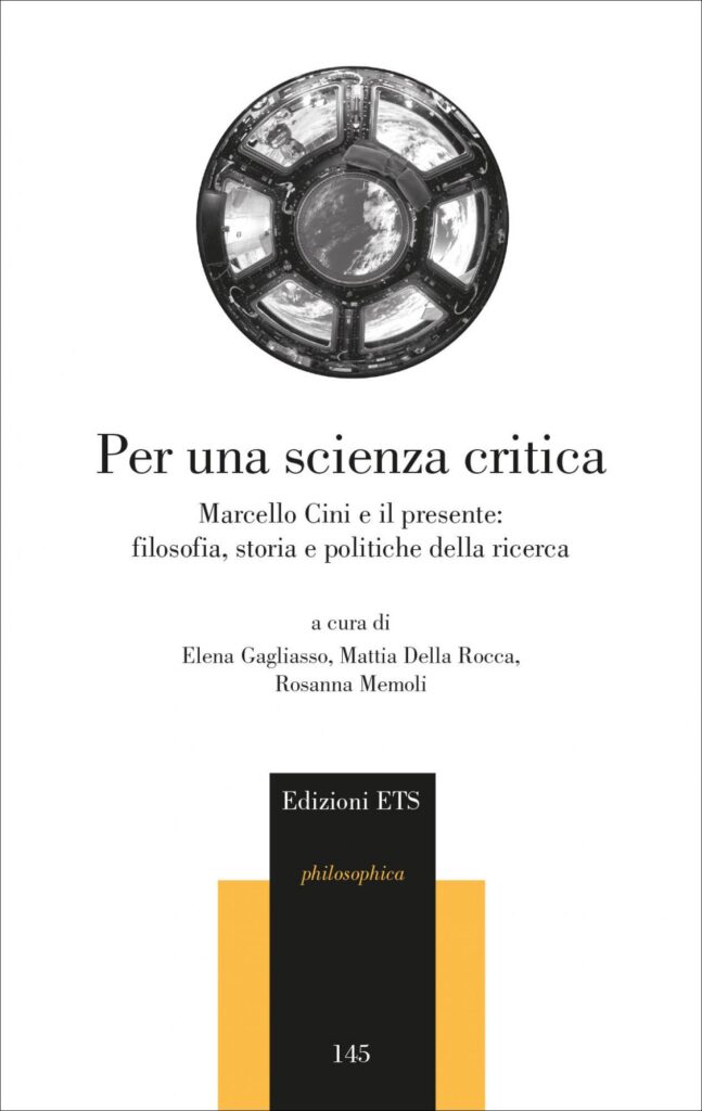 Copertina &middot; Per una scienza critica
