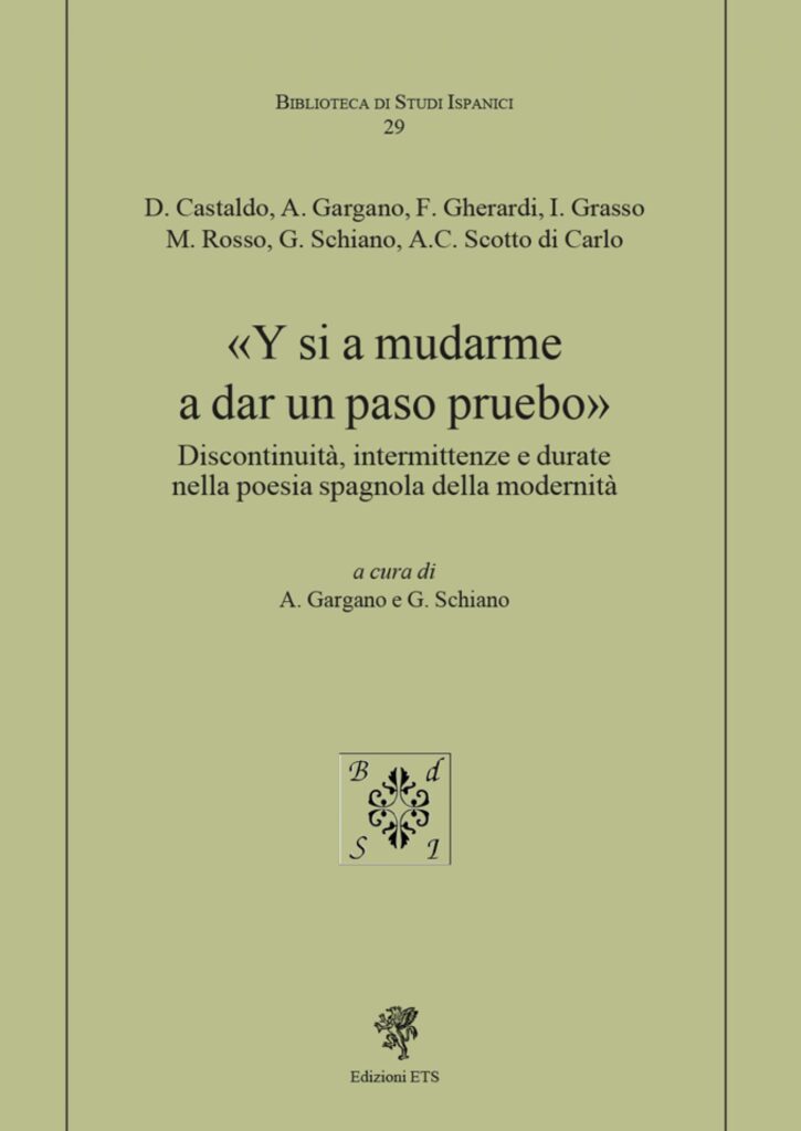 Copertina &middot; «Y si a mudarme a dar un paso pruebo»