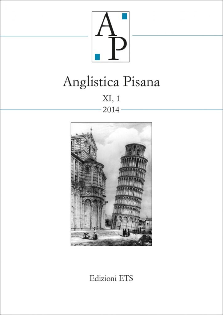Copertina &middot; Anglistica Pisana